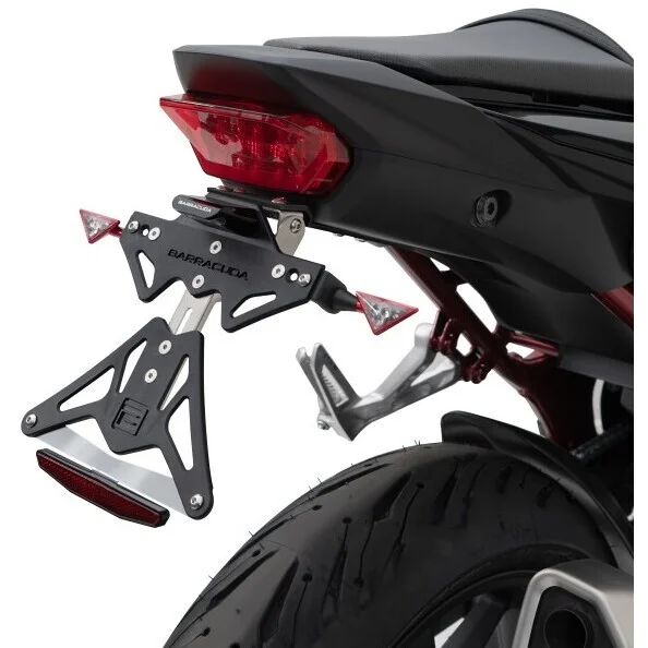 A Buon Prezzo Barracuda Motorcycle License Plate Holder Specific for Honda Hornet 750 (2023-)