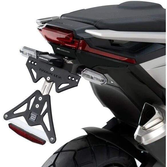 Barracuda Motorcycle License Plate Holder Specific for Honda X-ADV (2021-25) for Original Arrows Offerta Speciale