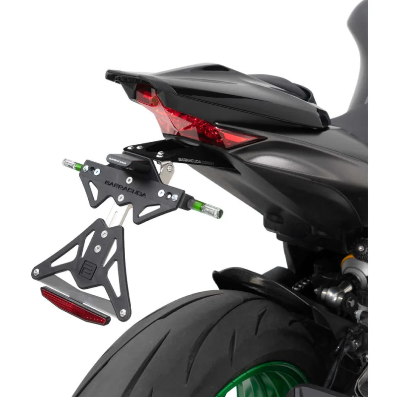 Barracuda Motorcycle License Plate Holder Specific for Kawasaki Z1100 (2026) Saldi
