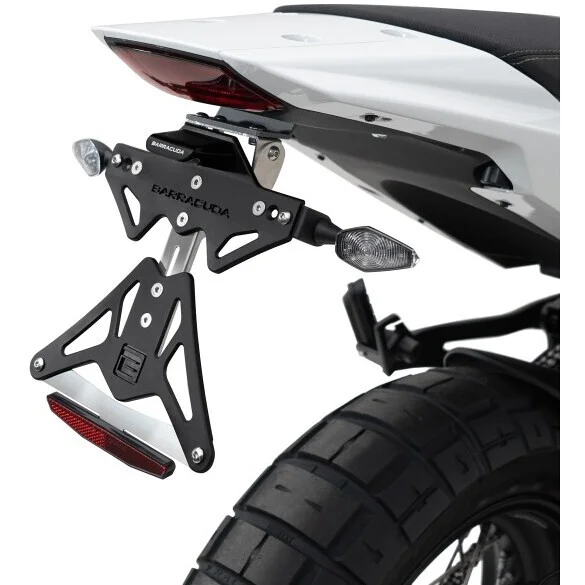 Barracuda Motorcycle License Plate Holder Specific for Moto Morini X-Cape (2022) Direttamente Dal Produttore