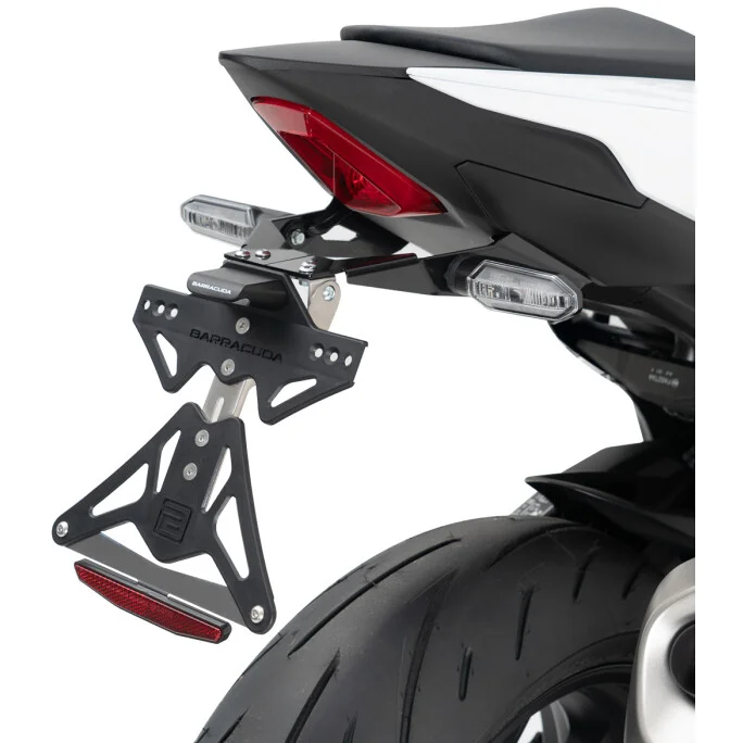 Barracuda Motorcycle License Plate Holder Specific for Original Honda Hornet 1000 2025 Turn Signals Bestseller