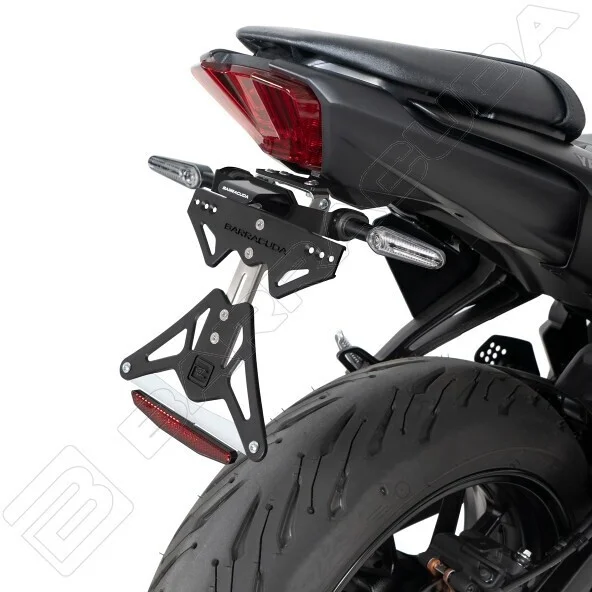 Barracuda Motorcycle License Plate Holder Specific for Yamaha MT-07 (2021-24) For Original Led Arrows Spedito Oggi