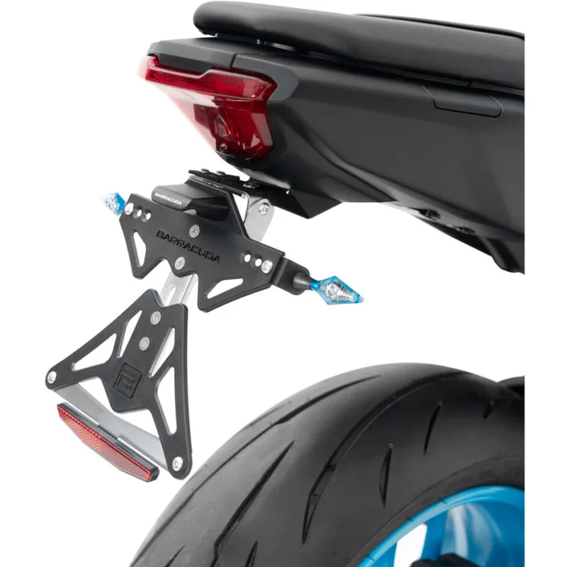 Must-Have Barracuda Motorcycle License Plate Holder Specific for Yamaha MT-07 (2025)