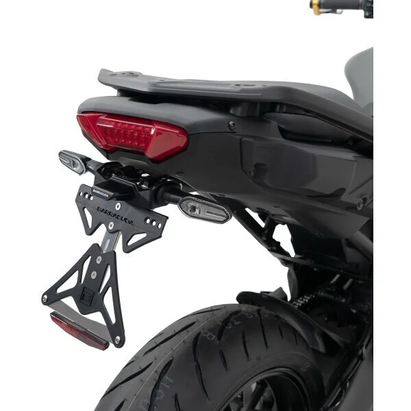 Barracuda Motorcycle License Plate Holder Specific for Yamaha TRACER 900 (2022-23) for Original Indicators Prezzo Scontato