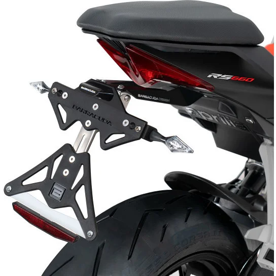 Nuovo Arrivo Barracuda Motorcycle Plate Holder Specific for Aprilia RS 660; THUNDER 660 (2021-23)