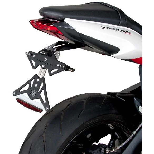 Novità Barracuda Motorcycle Reclining Plate Holder for Triumph Street Triple R (2013-17)