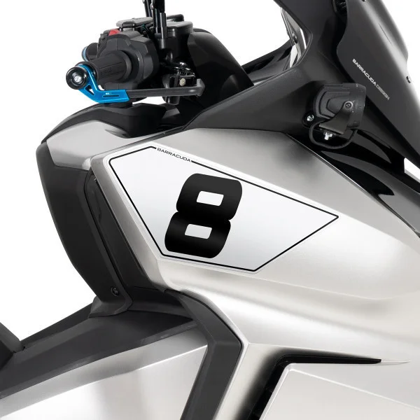 Ultimissimo Modello Barracuda Number Plate Sticker Specific for Honda Forza 750 (2021)
