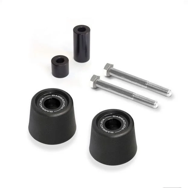 Barracuda Parachute Pads Kit for Kawasaki Z650 (2017-25) Spedizione Gratuita