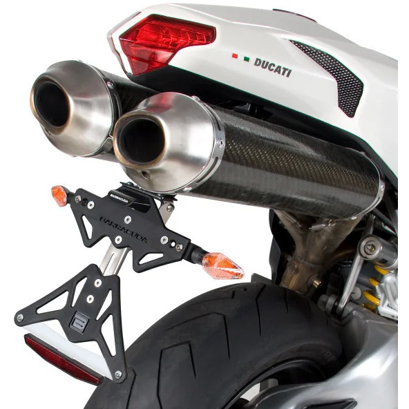 Barracuda Reclining Plate Holder Specific for Ducati 848/1098/1198 Ordina Subito