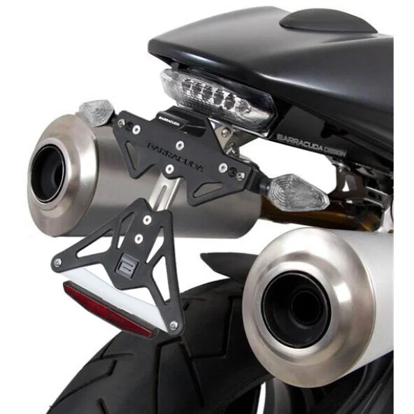 Barracuda Reclining Plate Holder Specific for Ducati Monster 696 Promozione