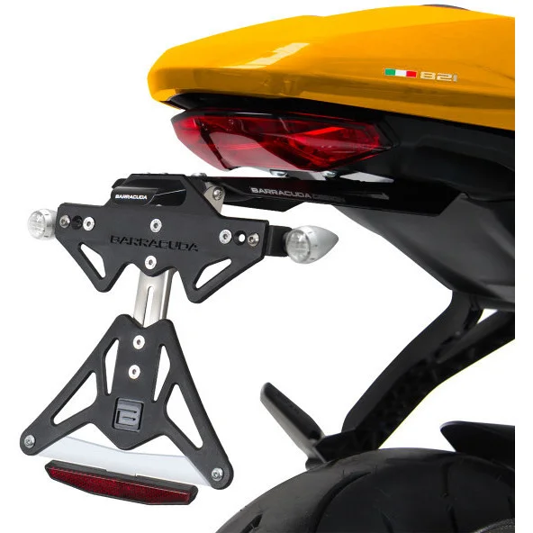 Vendita Finale Barracuda Reclining Plate Holder Specific for Ducati Monster 821 (2018) / SuperSport