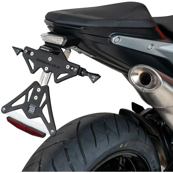 Barracuda Reclining Plate Holder Specific for KTM 790 Duke (2018-23) Spedizione Espresso