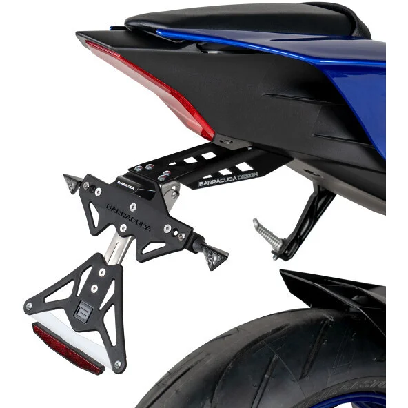Esclusivo Barracuda Reclining Plate Holder Specific for Yamaha YZF-R6 (2017-22)