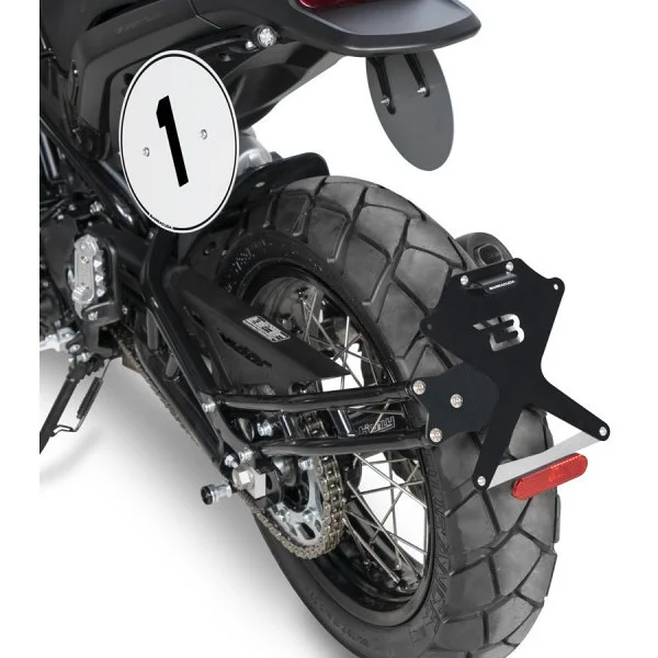 Ultima Occasione Barracuda SIDE NAKED License Plate Specific for Benelli Leoncino