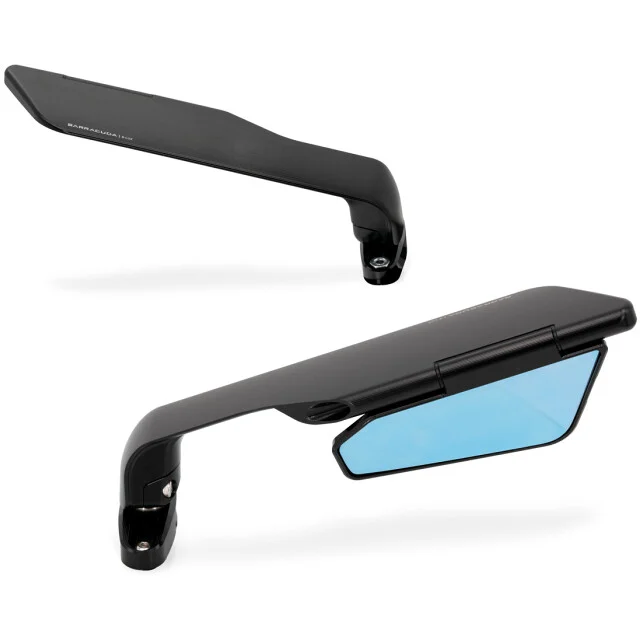 Barracuda SKIN AIR RACING Aerodynamic Fairing Rearview Mirrors - Not Approved Consegna Rapida