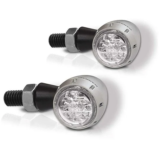 Ultima Occasione Barracuda S-LED B-Lux Homologated Motorcycle Arrows Silver (pair)