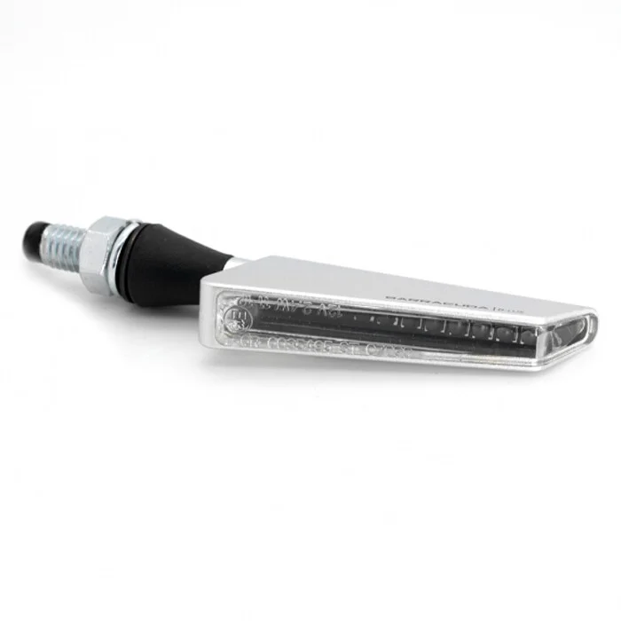 Direttamente Dal Produttore Barracuda SQ-LED B-Lux Silver Approved Sequential Led Motorcycle Arrows