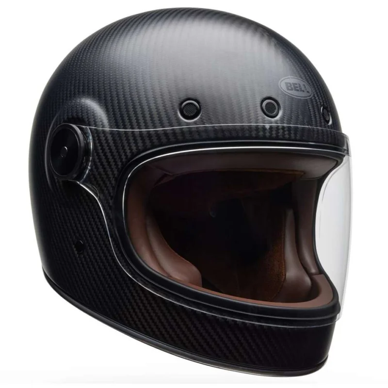 Soddisfatti O Rimborsati Bell Bullitt GT Carbon Custom Full Face Motorcycle Helmet, Matte Black
