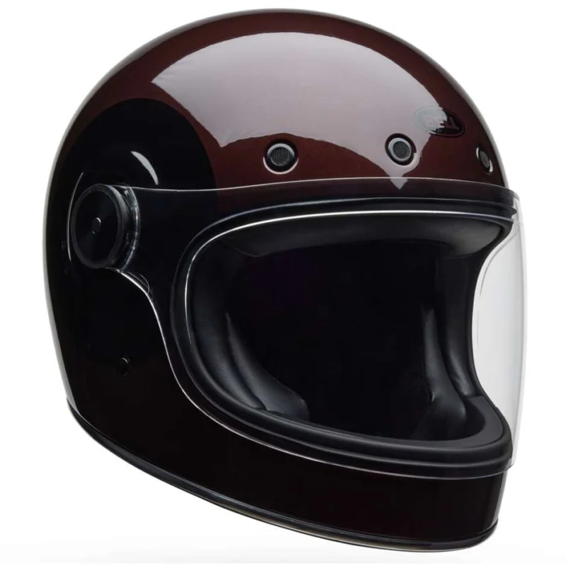 Bestseller Bell Bullitt GT TT Custom Full Face Motorcycle Helmet Brown Black
