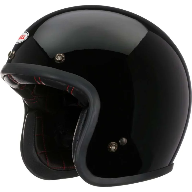 Compra Oggi Stesso Bell CUSTOM 500 Cafe Racer Jet Motorcycle Helmet Gloss Black