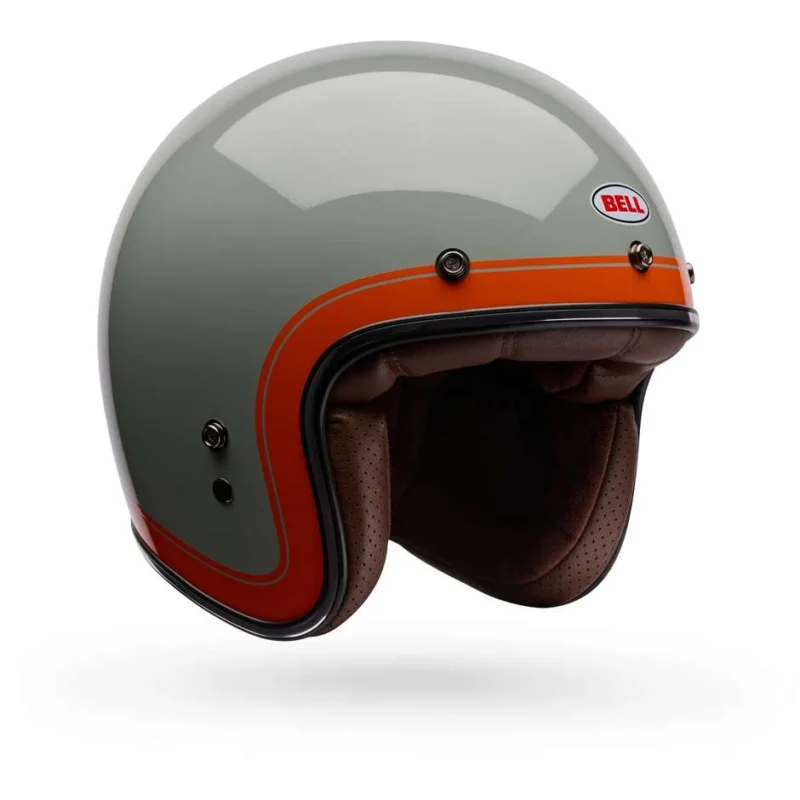 Bell Custom 500 Crate Jet Motorcycle Helmet Satin Spedizione Gratuita