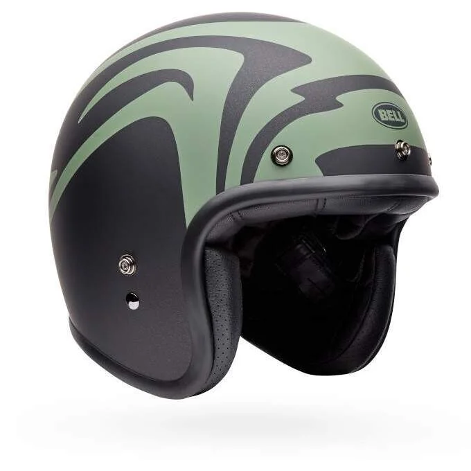 Subito Disponibile Bell CUSTOM 500 SLAP Jet Motorcycle Helmet Black