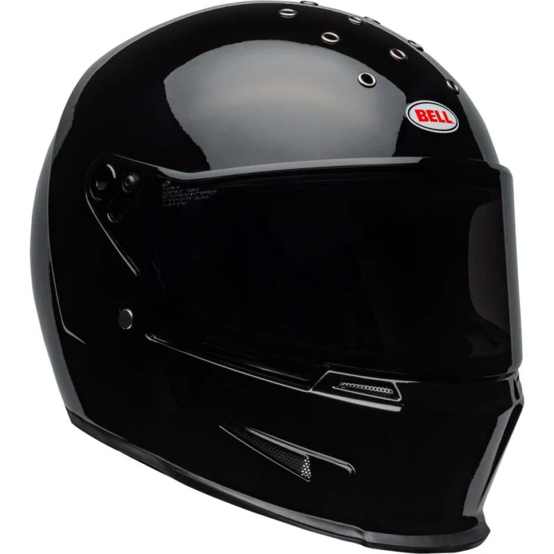 BELL ELIMINATOR Full Face Motorcycle Helmet Black Nuovo Arrivo