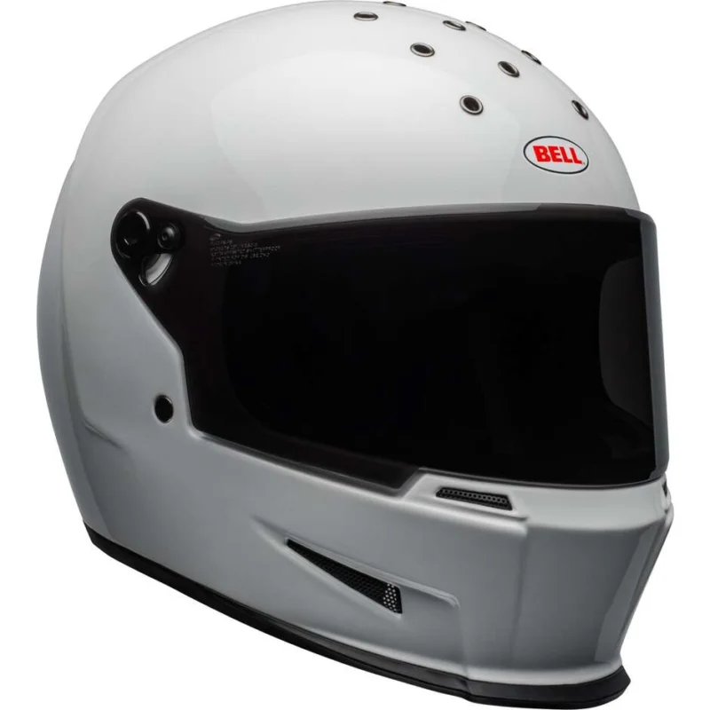 Più Venduto BELL ELIMINATOR Full Face Motorcycle Helmet White