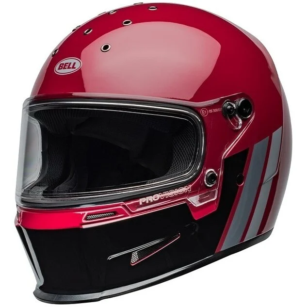 BELL ELIMINATOR GT BR Full Face Motorcycle Helmet Red Black Saldi