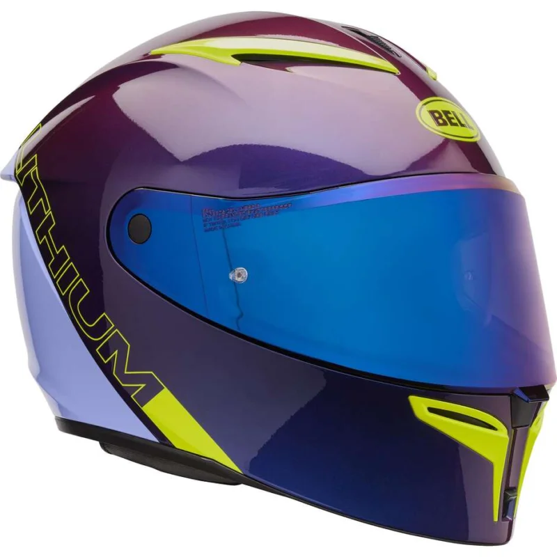 Subito Disponibile Bell LITHIUM MIPS PLUS DELTA Motorcycle Helmet Black Purple
