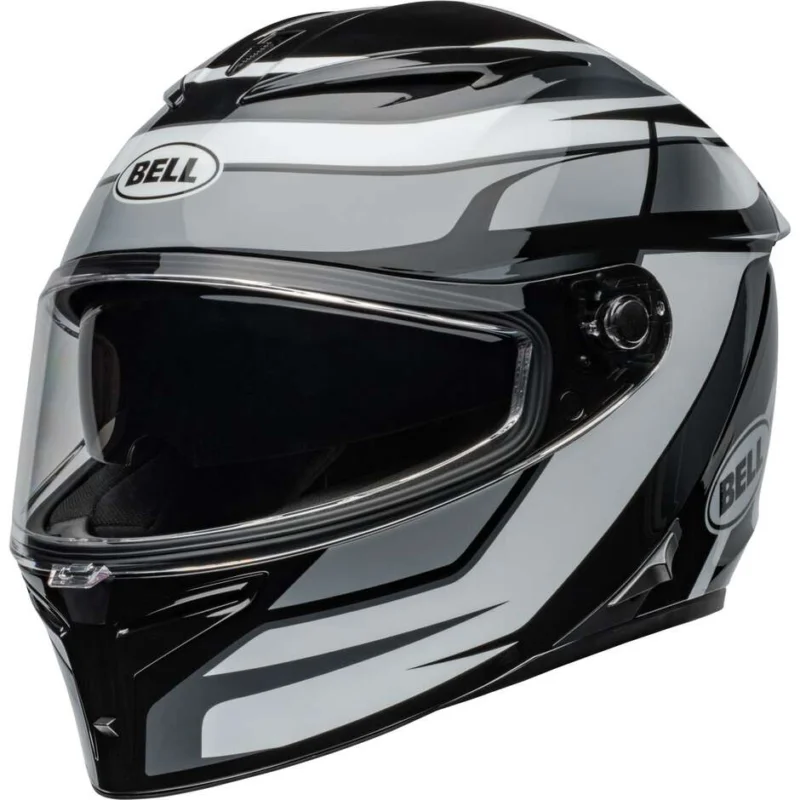 Spedizione Espresso Bell LITHIUM MIPS PODIUM Full Face Motorcycle Helmet Black White