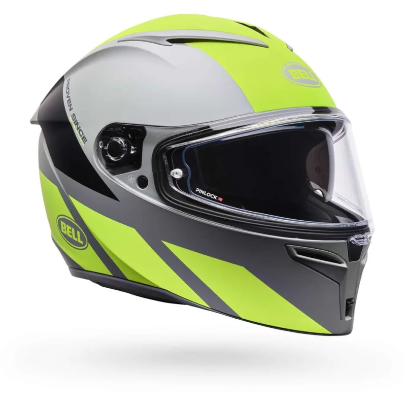 Miglior Prezzo Bell LITHIUM MIPS TECH Motorcycle Helmet Yellow Grey