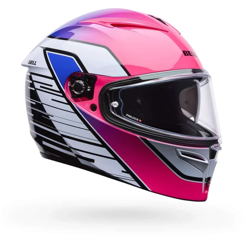 Bell LITHIUM MIPS TRANSITION Motorcycle Helmet Purple White Prezzo Basso