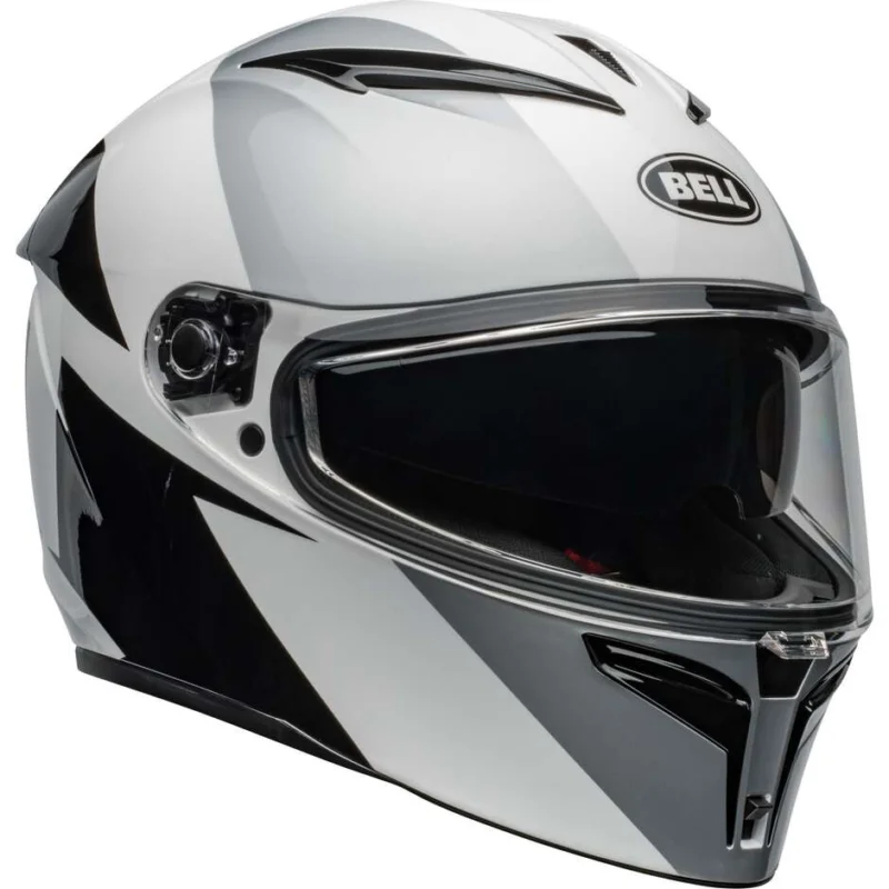 Quantità Limitata Bell LITHIUM SHEAR Full Face Motorcycle Helmet Silver White
