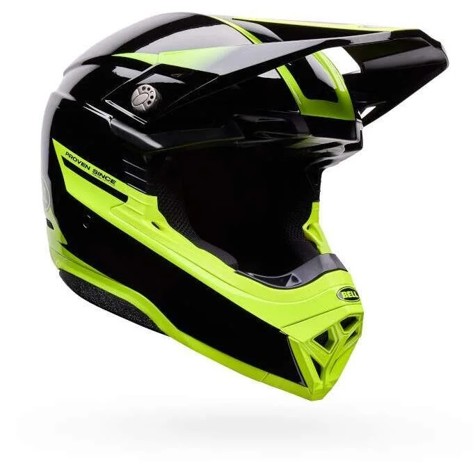 Miglior Prezzo Bell Moto-10 Mips Fade Black Yellow Cross Enduro Motorcycle Helmet