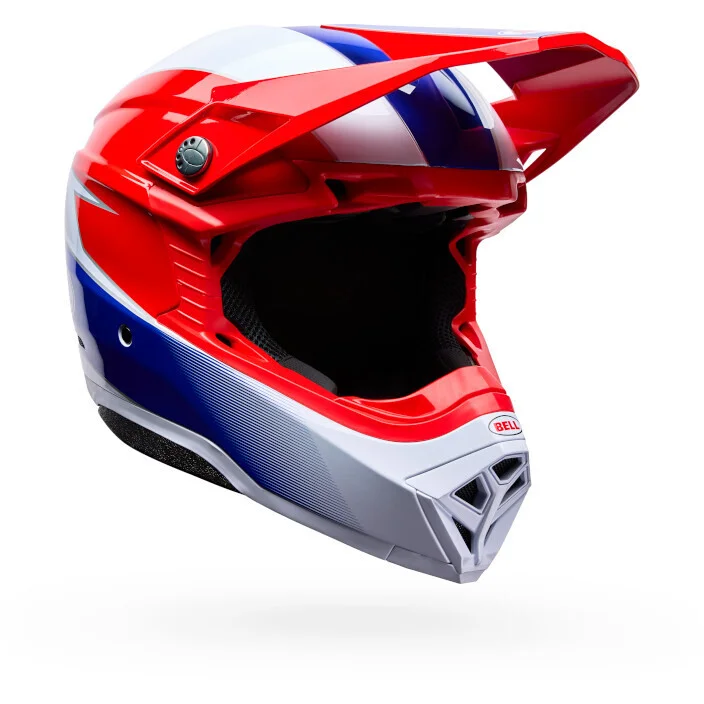 Bell Moto-10 Mips Falcon Cross Enduro Helmet Red White Offerta Speciale