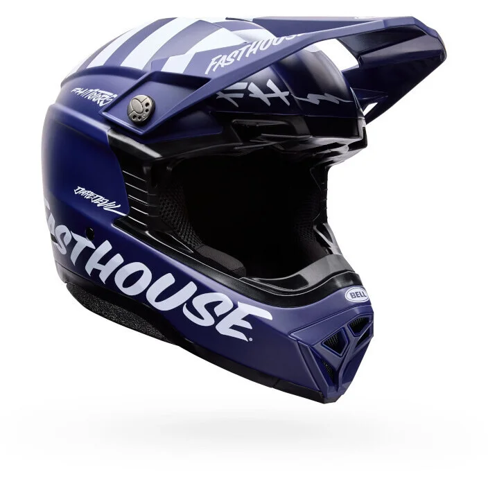 Bell Moto-10 Mips FASTHOUSE Cross Enduro Motorcycle Helmet Navy Blue Ordina Subito
