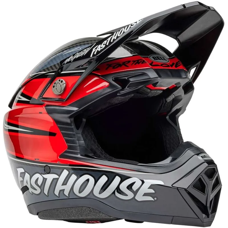 Offerta Limitata Bell MOTO-10 SPHERICAL FASTHOUSE DITD Cross Enduro Helmet Grey Red