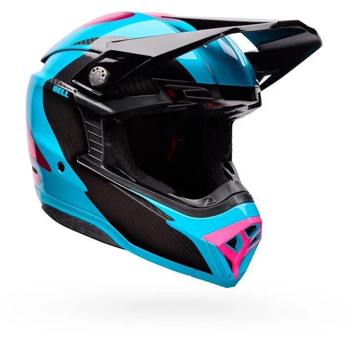 Quantità Limitata Bell Moto-10 Spherical FLUID Cross Enduro Motorcycle Helmet Green Pink