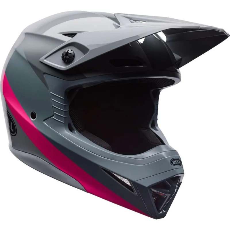 Miglior Prezzo Bell MX-10 Mips AVIATOR Cross Enduro Motorcycle Helmet Gray Pink