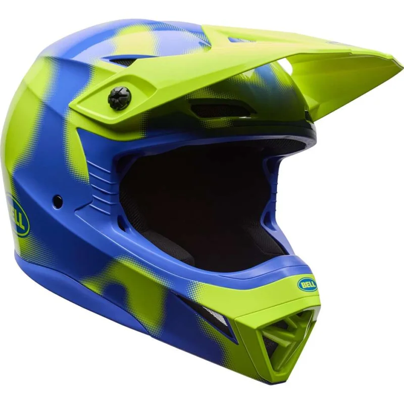 Bell MX-10 Mips CAMO Fluo Yellow Cross Enduro Motorcycle Helmet Più Venduto
