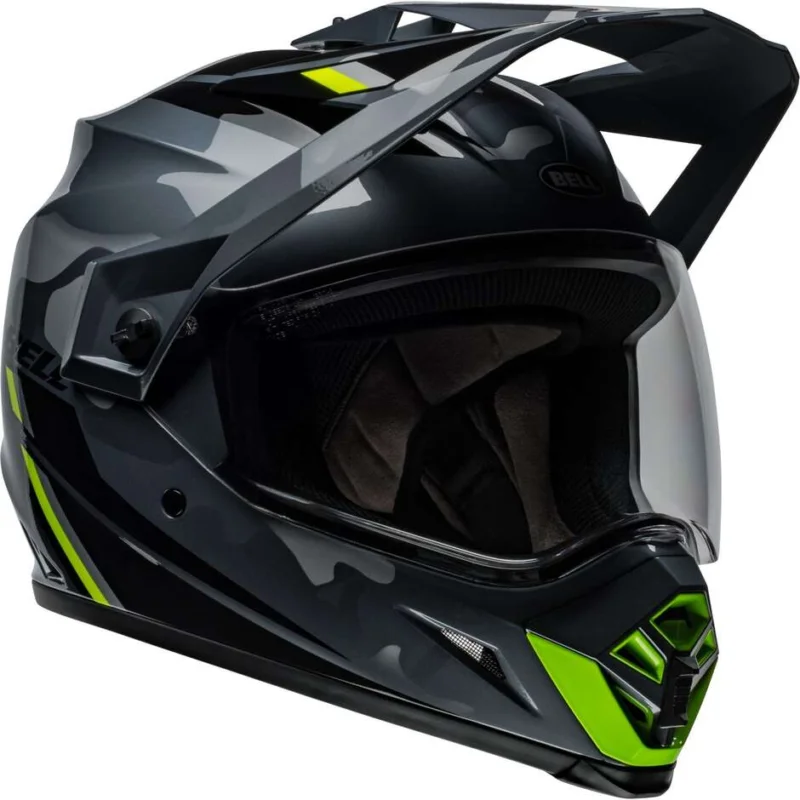 Affare BELL MX-9 ADVENTURE MIPS ALPINE Full Face Motorcycle Helmet Gray Camo Glossy