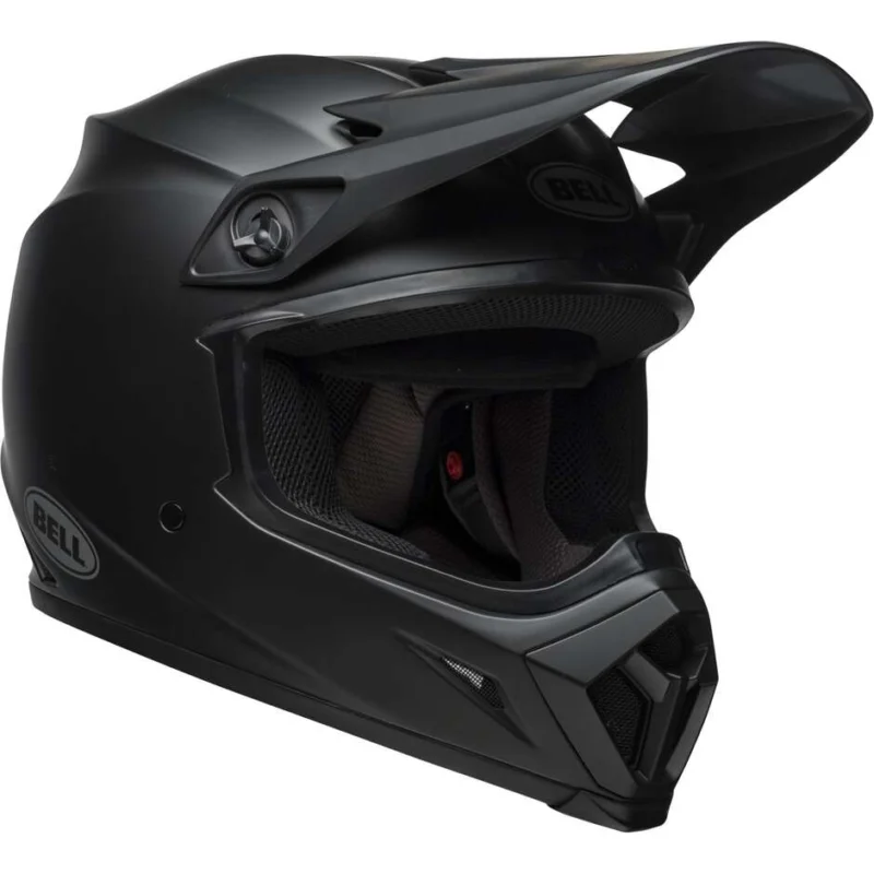 BELL MX-9 MIPS Cross Enduro Motorcycle Helmet Matt Black Prezzo Ridotto