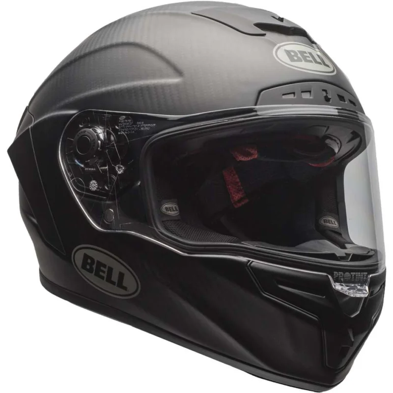 BELL RACE STAR FLEX DLX Full Face Motorcycle Helmet Matt Black Consegna Rapida