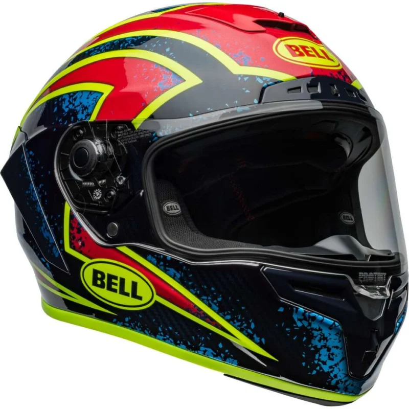 Solo Oggi BELL RACE STAR FLEX DLX XENON Full Face Motorcycle Helmet Retina Blue
