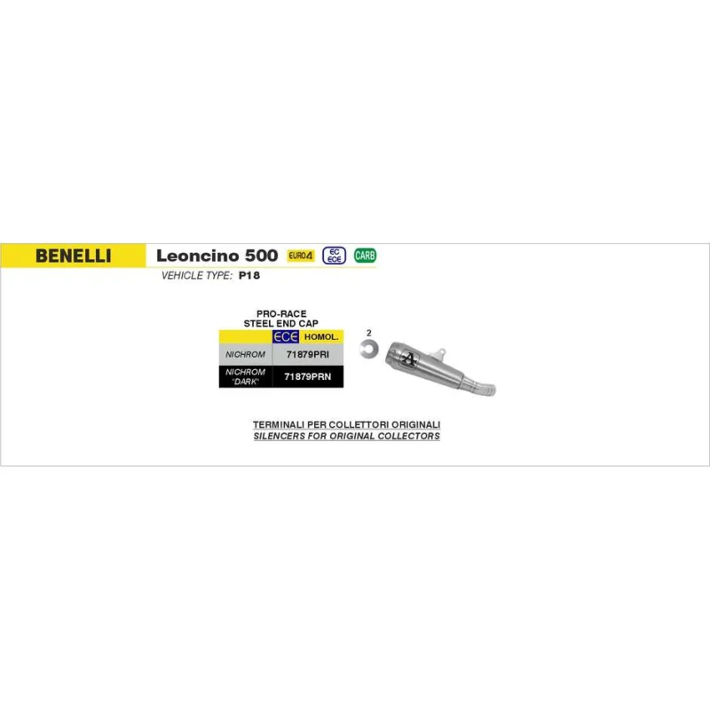 Benelli Leoncino 500 Racing Headers 2017/2020 Prezzo Basso