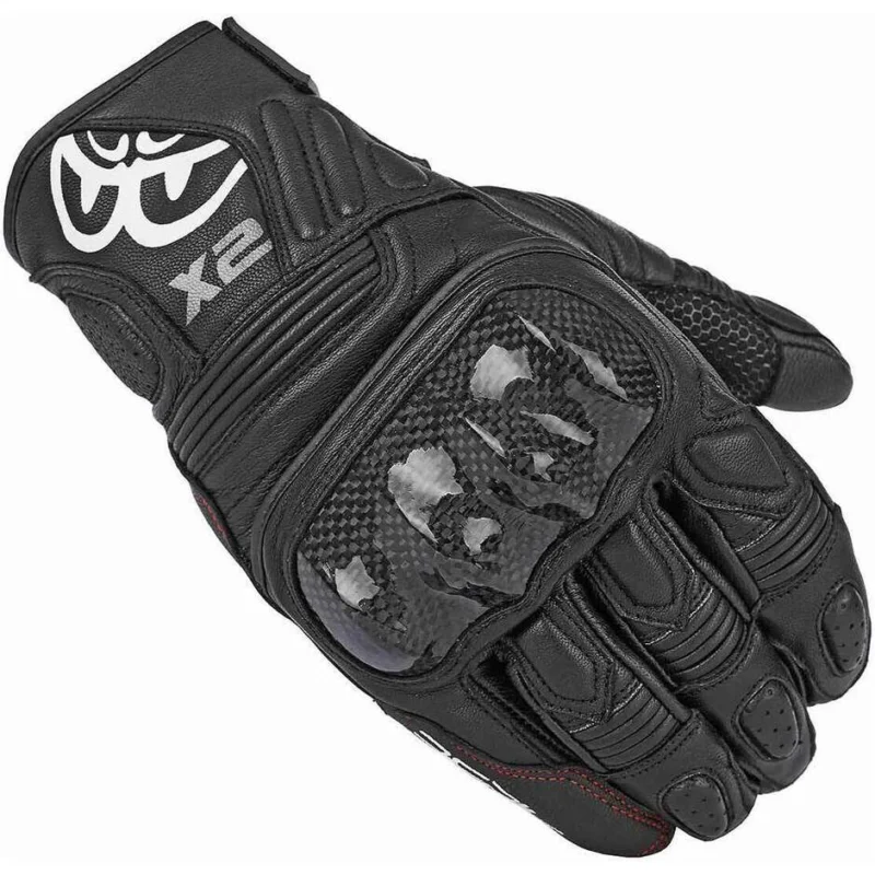 Berik 2.0 175105 ShortBlack Leather Sport Motorcycle Gloves Offerta Del Giorno