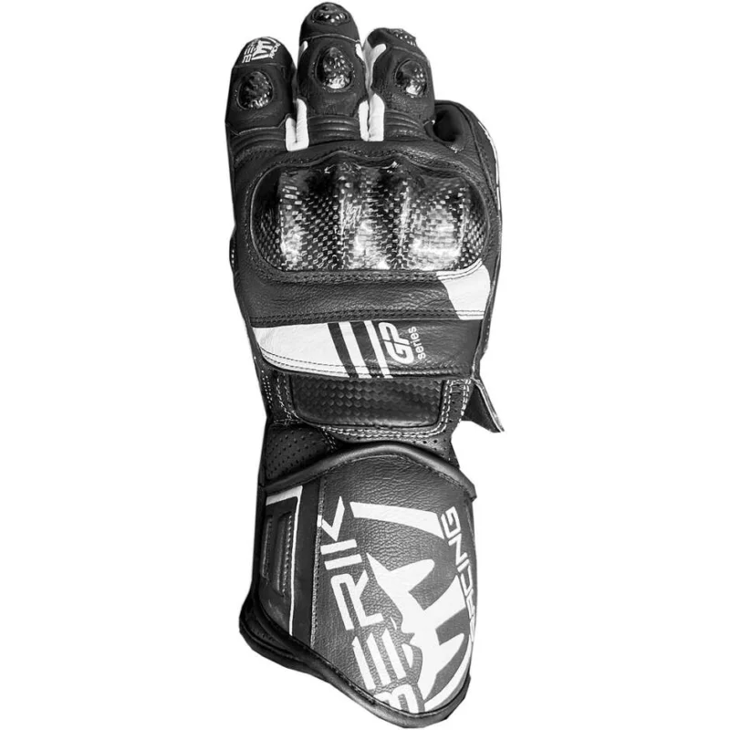 Berik 2.0 195112 GP Series Black Leather Racing Motorcycle Gloves Compra Oggi Stesso