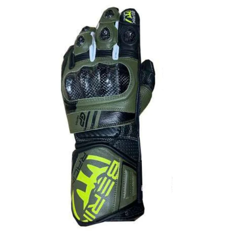 Berik 2.0 195112 GP Series Green Black Racing Leather Motorcycle Gloves Must-Have