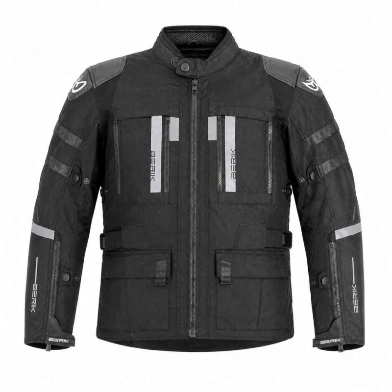 Berik 2.0 Adventure Nj-233329 Zero Rx Black Technical Motorcycle Jacket Ultima Occasione